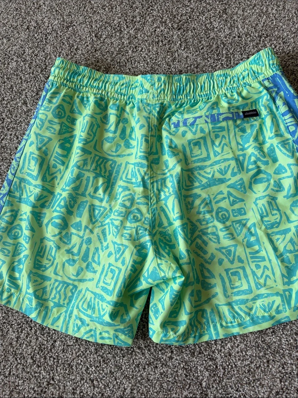 chubbies vibrant lime
